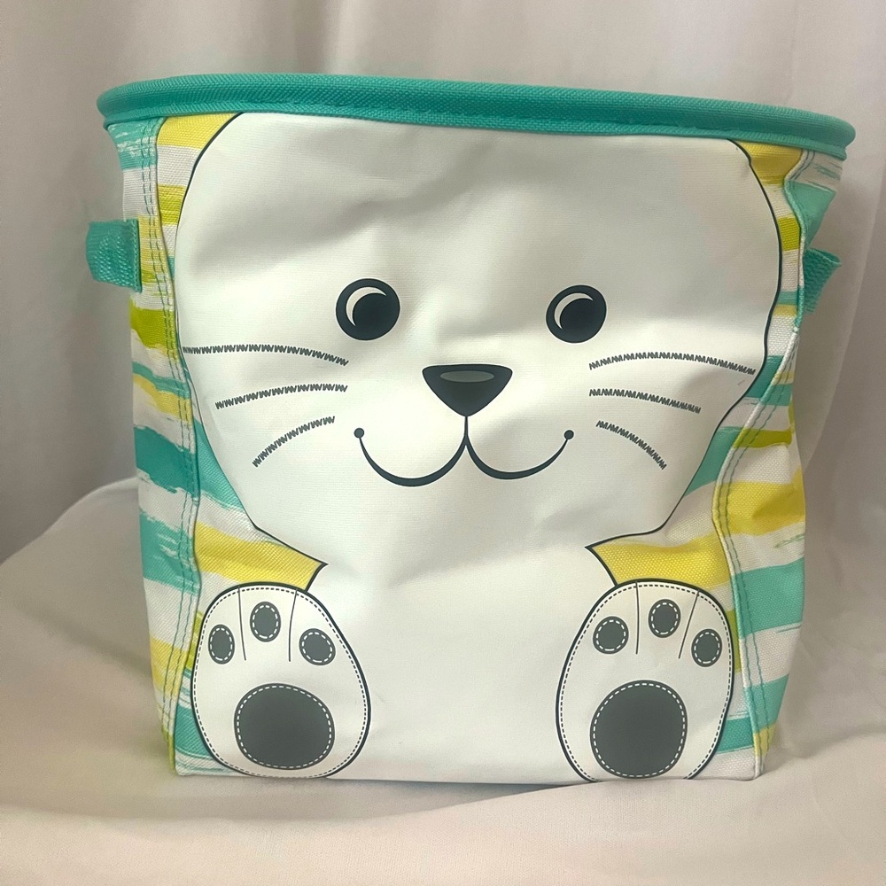Thirty One Rabbit mini storage bin/Easter basket